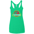 T-Shirts Envy / X-Small Jurassic Power Red Women's Triblend Racerback Tank