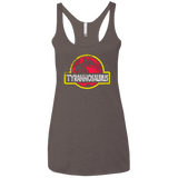 T-Shirts Macchiato / X-Small Jurassic Power Red Women's Triblend Racerback Tank