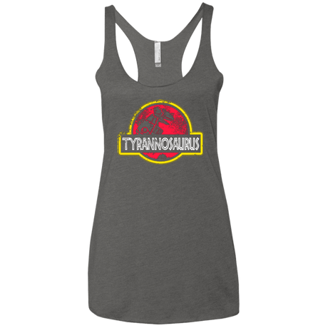 T-Shirts Premium Heather / X-Small Jurassic Power Red Women's Triblend Racerback Tank