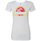 T-Shirts Heather White / Small Jurassic Power Red Women's Triblend T-Shirt