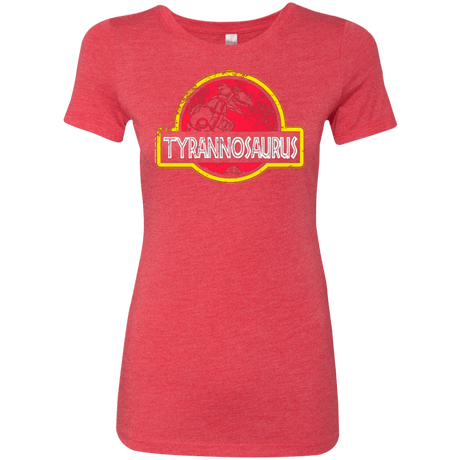 T-Shirts Vintage Red / Small Jurassic Power Red Women's Triblend T-Shirt