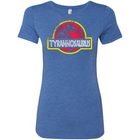 T-Shirts Vintage Royal / Small Jurassic Power Red Women's Triblend T-Shirt