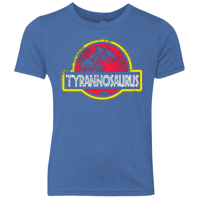 T-Shirts Vintage Royal / YXS Jurassic Power Red Youth Triblend T-Shirt