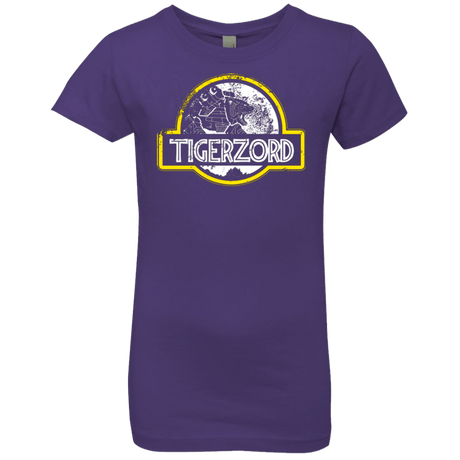 T-Shirts Purple Rush / YXS Jurassic Power White Girls Premium T-Shirt