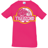 T-Shirts Hot Pink / 6 Months Jurassic Power White Infant Premium T-Shirt