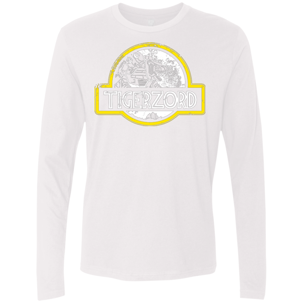 T-Shirts White / Small Jurassic Power White Men's Premium Long Sleeve