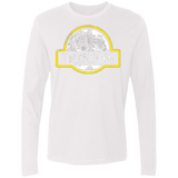 T-Shirts White / Small Jurassic Power White Men's Premium Long Sleeve