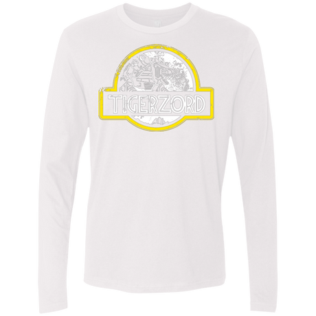 T-Shirts White / Small Jurassic Power White Men's Premium Long Sleeve