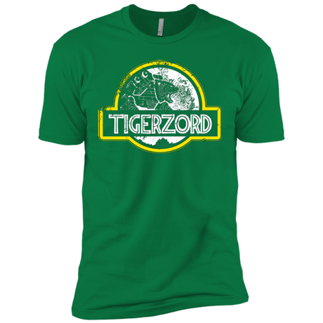 T-Shirts Kelly Green / X-Small Jurassic Power White Men's Premium T-Shirt