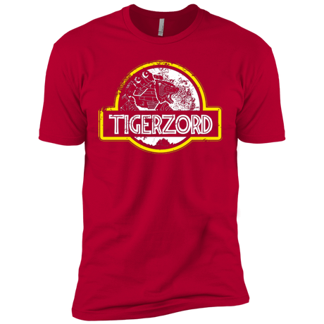 T-Shirts Red / X-Small Jurassic Power White Men's Premium T-Shirt