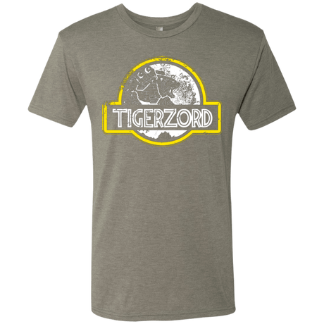 T-Shirts Venetian Grey / Small Jurassic Power White Men's Triblend T-Shirt