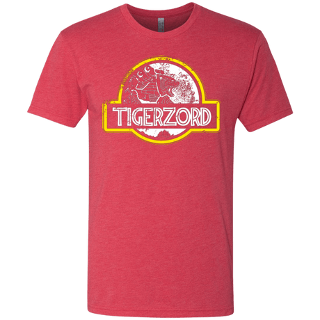 T-Shirts Vintage Red / Small Jurassic Power White Men's Triblend T-Shirt