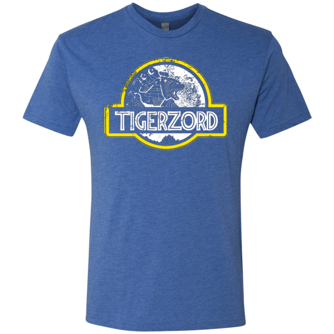 T-Shirts Vintage Royal / Small Jurassic Power White Men's Triblend T-Shirt