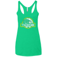 T-Shirts Envy / X-Small Jurassic Power White Women's Triblend Racerback Tank