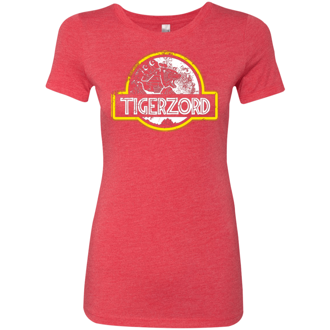 T-Shirts Vintage Red / Small Jurassic Power White Women's Triblend T-Shirt