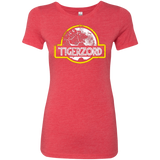 T-Shirts Vintage Red / Small Jurassic Power White Women's Triblend T-Shirt