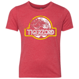 T-Shirts Vintage Red / YXS Jurassic Power White Youth Triblend T-Shirt