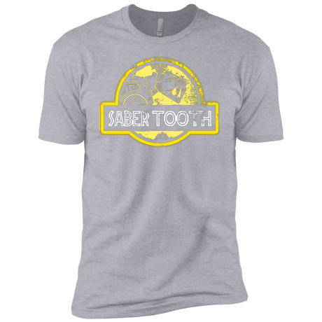 T-Shirts Heather Grey / YXS Jurassic Power Yellow Boys Premium T-Shirt