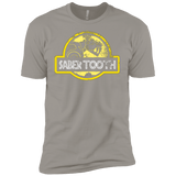 T-Shirts Light Grey / YXS Jurassic Power Yellow Boys Premium T-Shirt