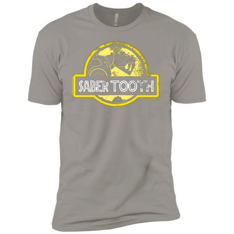 T-Shirts Light Grey / YXS Jurassic Power Yellow Boys Premium T-Shirt