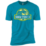 T-Shirts Turquoise / YXS Jurassic Power Yellow Boys Premium T-Shirt