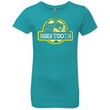 T-Shirts Tahiti Blue / YXS Jurassic Power Yellow Girls Premium T-Shirt