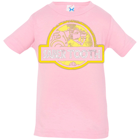T-Shirts Pink / 6 Months Jurassic Power Yellow Infant Premium T-Shirt