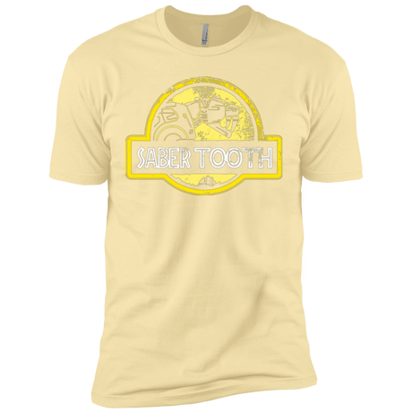 T-Shirts Banana Cream / X-Small Jurassic Power Yellow Men's Premium T-Shirt