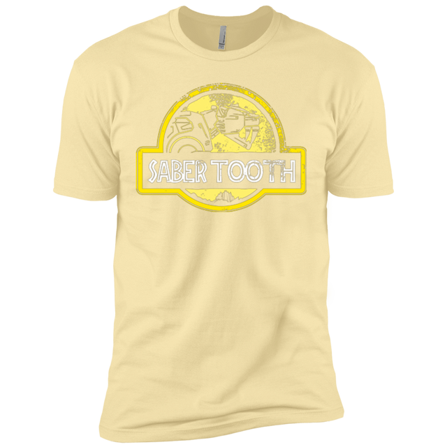 T-Shirts Banana Cream / X-Small Jurassic Power Yellow Men's Premium T-Shirt