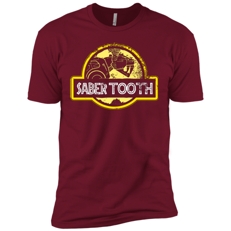 T-Shirts Cardinal / X-Small Jurassic Power Yellow Men's Premium T-Shirt