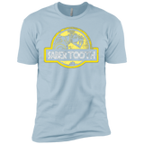 T-Shirts Light Blue / X-Small Jurassic Power Yellow Men's Premium T-Shirt