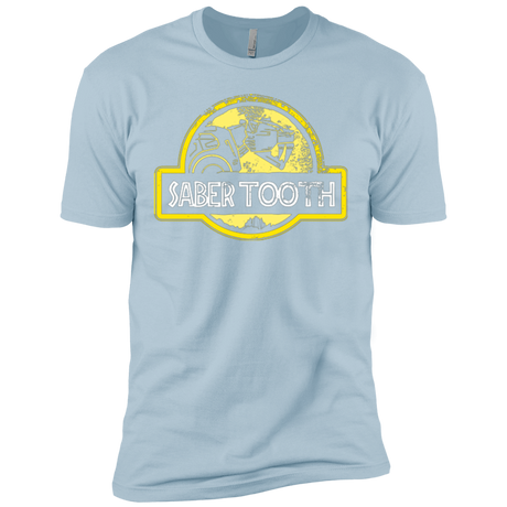 T-Shirts Light Blue / X-Small Jurassic Power Yellow Men's Premium T-Shirt