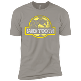 T-Shirts Light Grey / X-Small Jurassic Power Yellow Men's Premium T-Shirt