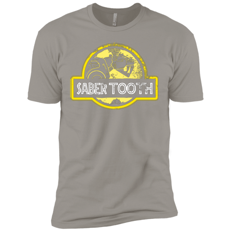 T-Shirts Light Grey / X-Small Jurassic Power Yellow Men's Premium T-Shirt