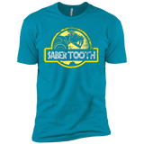 T-Shirts Turquoise / X-Small Jurassic Power Yellow Men's Premium T-Shirt