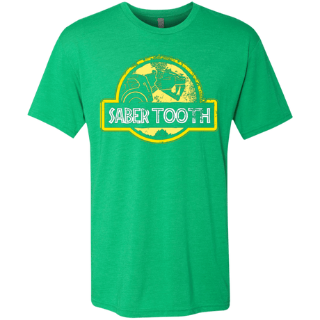 T-Shirts Envy / Small Jurassic Power Yellow Men's Triblend T-Shirt