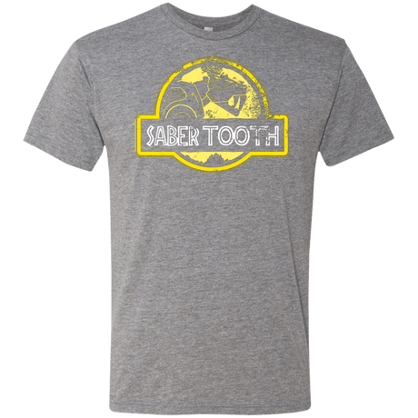 T-Shirts Premium Heather / Small Jurassic Power Yellow Men's Triblend T-Shirt