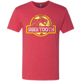 T-Shirts Vintage Red / Small Jurassic Power Yellow Men's Triblend T-Shirt