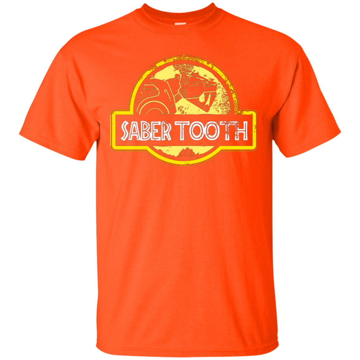 T-Shirts Orange / Small Jurassic Power Yellow T-Shirt