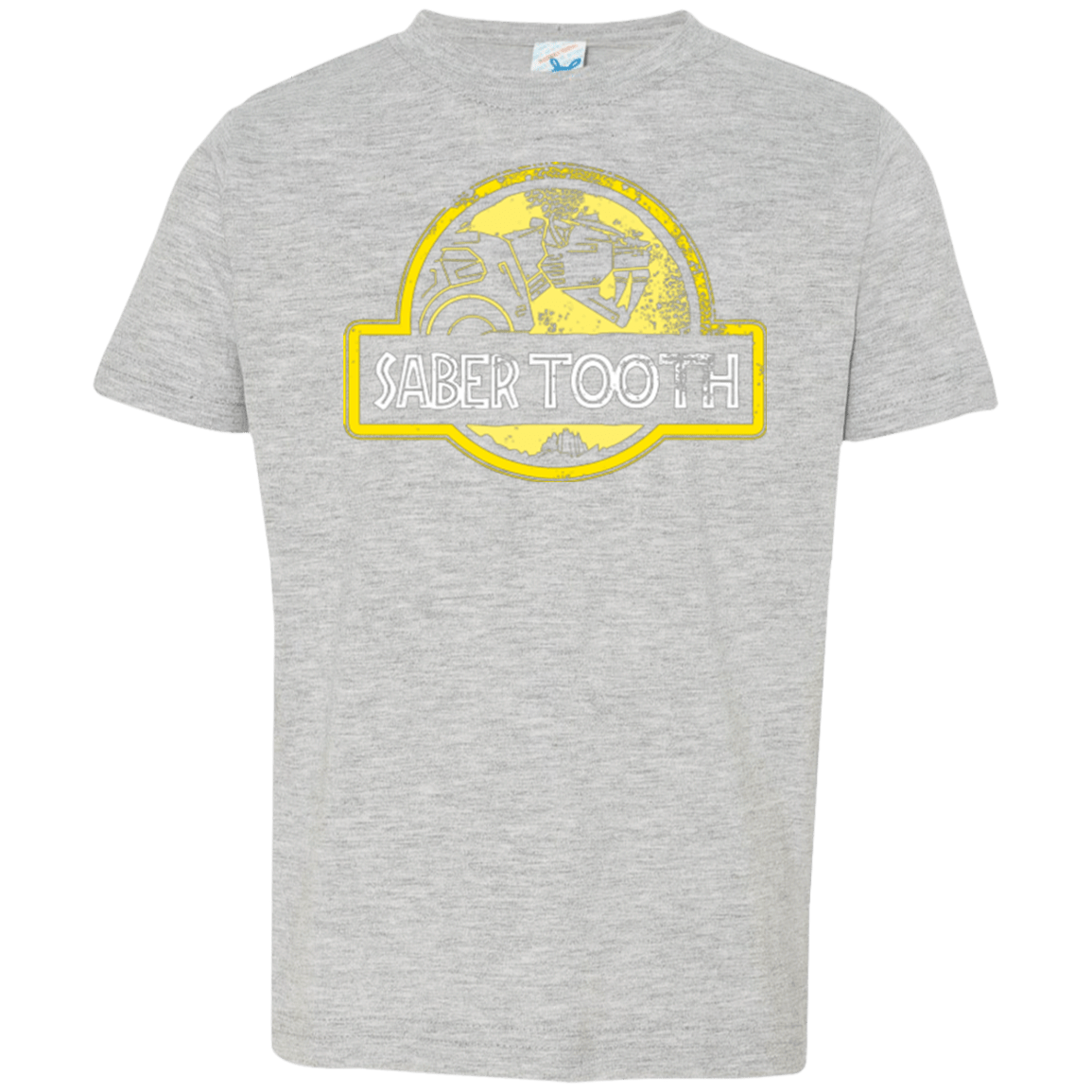 T-Shirts Heather / 2T Jurassic Power Yellow Toddler Premium T-Shirt