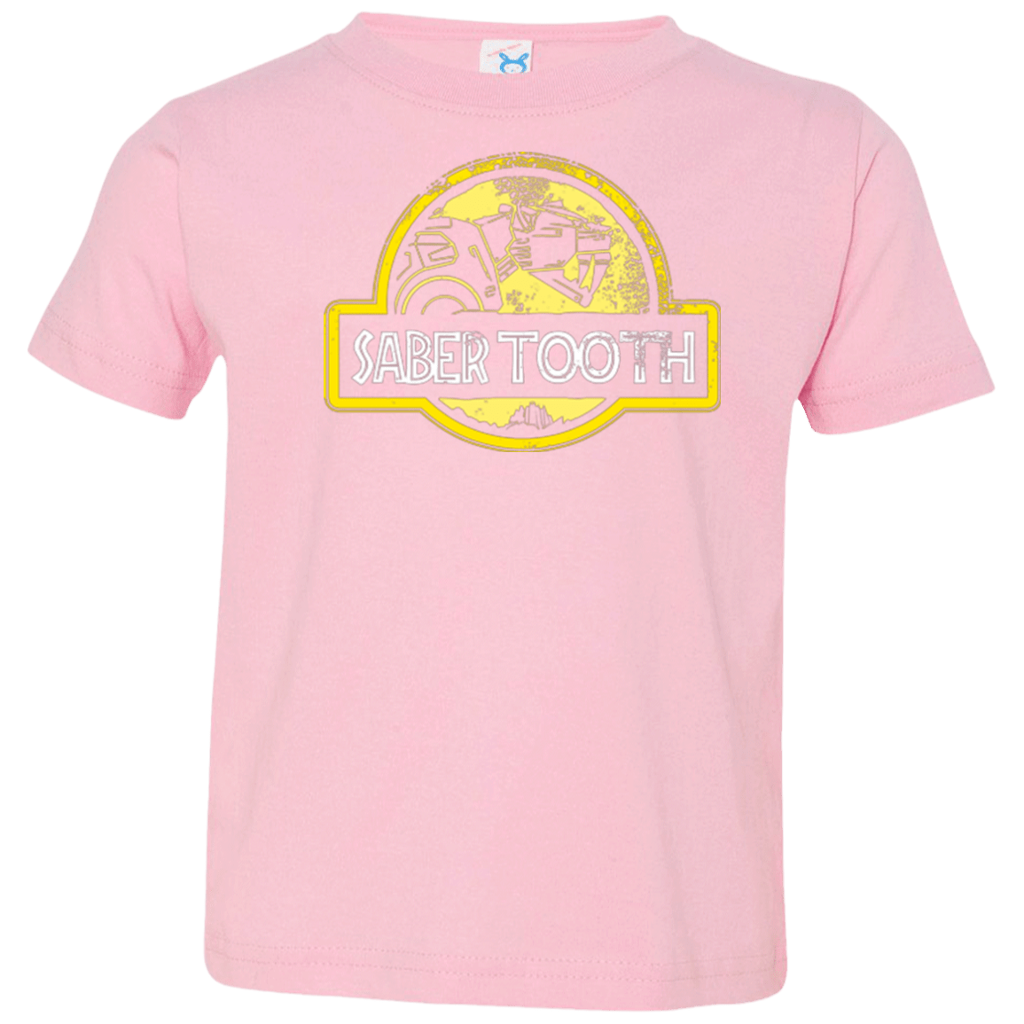 T-Shirts Pink / 2T Jurassic Power Yellow Toddler Premium T-Shirt