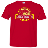 T-Shirts Red / 2T Jurassic Power Yellow Toddler Premium T-Shirt