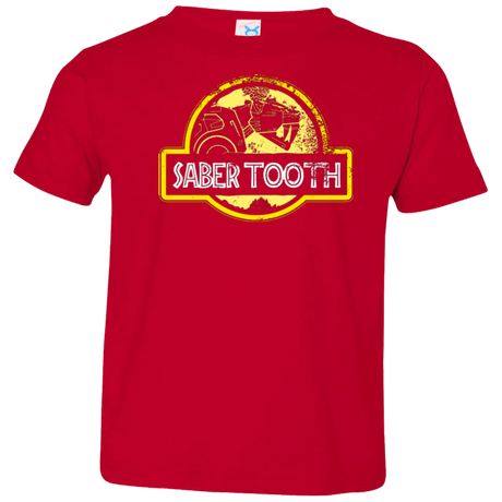 T-Shirts Red / 2T Jurassic Power Yellow Toddler Premium T-Shirt