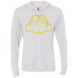 T-Shirts Heather White / X-Small Jurassic Power Yellow Triblend Long Sleeve Hoodie Tee