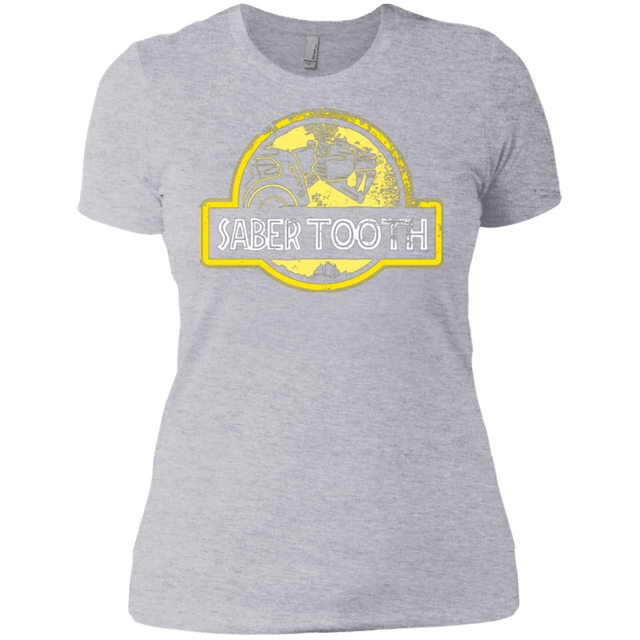 T-Shirts Heather Grey / X-Small Jurassic Power Yellow Women's Premium T-Shirt