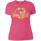 T-Shirts Hot Pink / X-Small Jurassic Power Yellow Women's Premium T-Shirt
