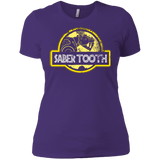 T-Shirts Purple / X-Small Jurassic Power Yellow Women's Premium T-Shirt