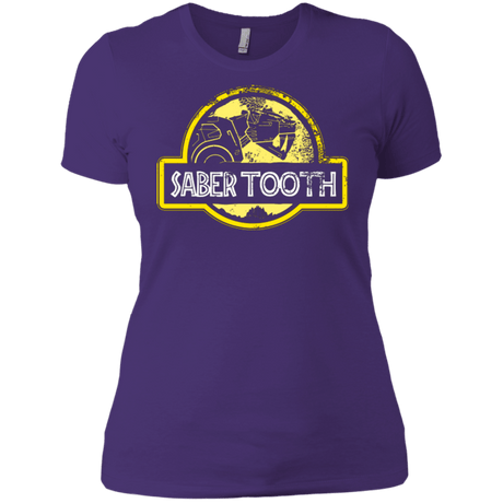 T-Shirts Purple / X-Small Jurassic Power Yellow Women's Premium T-Shirt