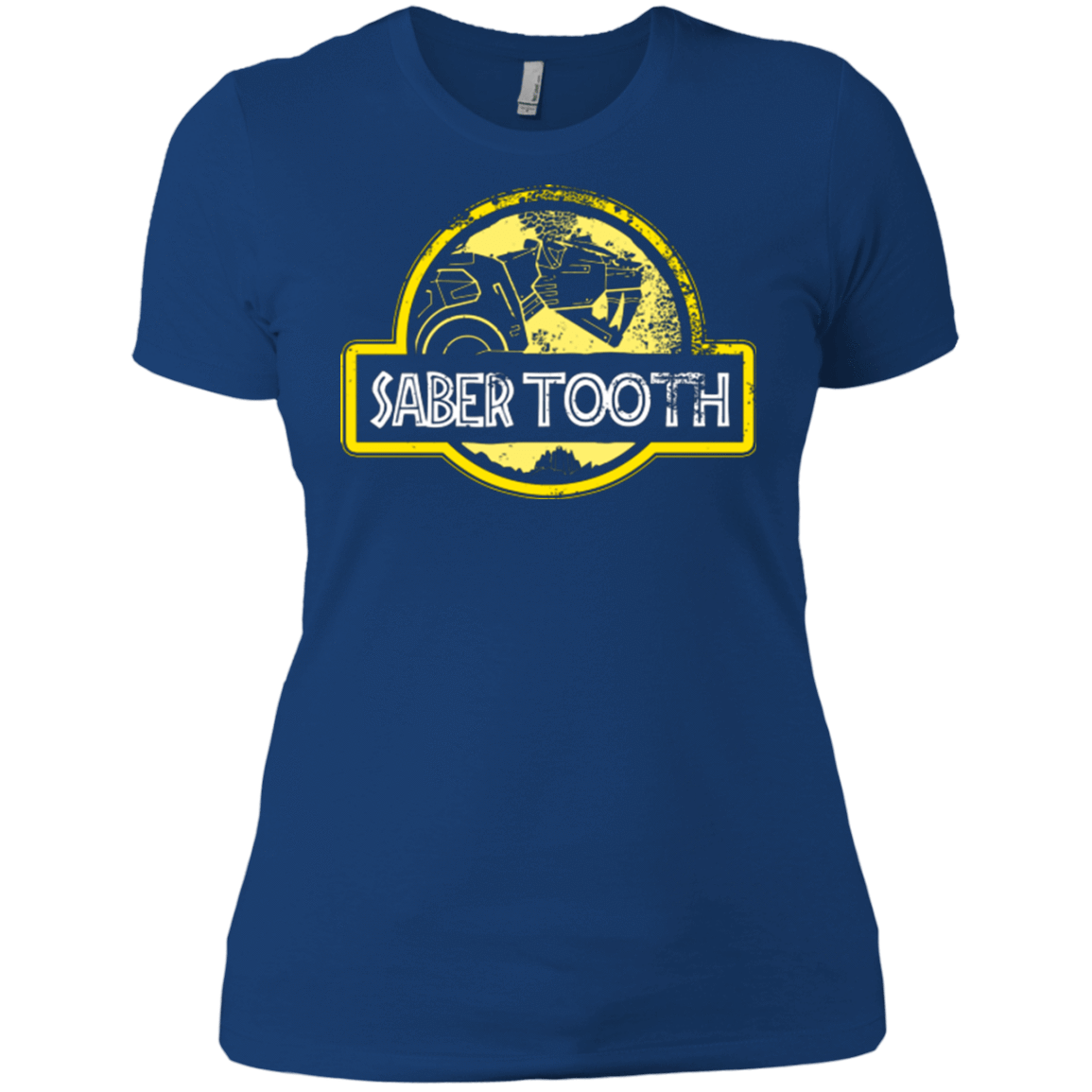 T-Shirts Royal / X-Small Jurassic Power Yellow Women's Premium T-Shirt