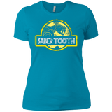 T-Shirts Turquoise / X-Small Jurassic Power Yellow Women's Premium T-Shirt